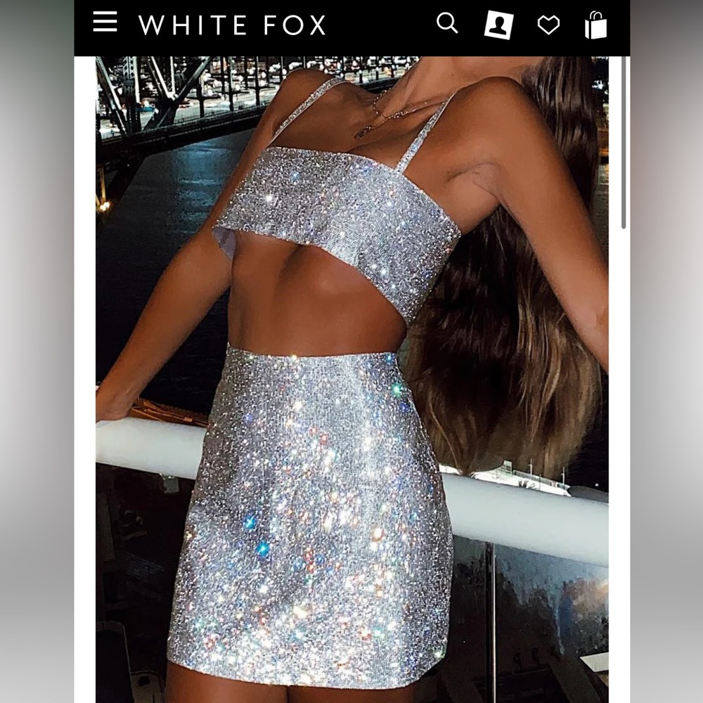White fox diamond Outfit